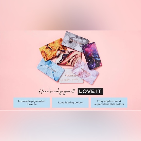 New Makeup Revolution Forever Flawless Eyeshadow in Decadent Palette - Picture 3 of 7